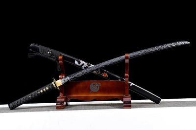 Hakuryū-tō 白龍刀 Katana — 1060 Steel, White Dragon – view 3