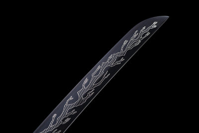 Hakuryū-tō 白龍刀 Katana — 1060 Steel, White Dragon – view 5