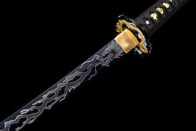 Hakuryū-tō 白龍刀 Katana — 1060 Steel, White Dragon – view 8