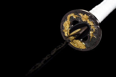 Kurochō 黒蝶 Katana – Black Butterfly, Engraved Black Blade – view 9
