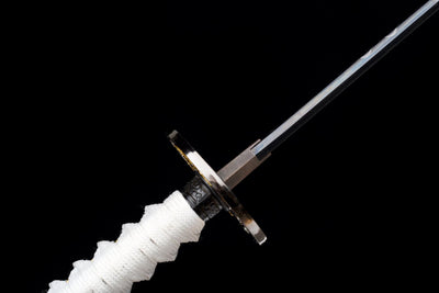 Kurochō 黒蝶 Katana – Black Butterfly, Engraved Black Blade – view 12