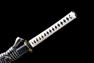 Kurochō 黒蝶 Katana – Black Butterfly, Engraved Black Blade – view 15