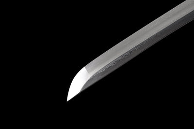 Shirasagi 白鷺の刀 Katana, Folded Damascus Steel – view 5