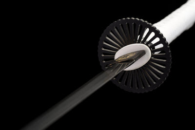 Shirasagi 白鷺の刀 Katana, Folded Damascus Steel – view 11