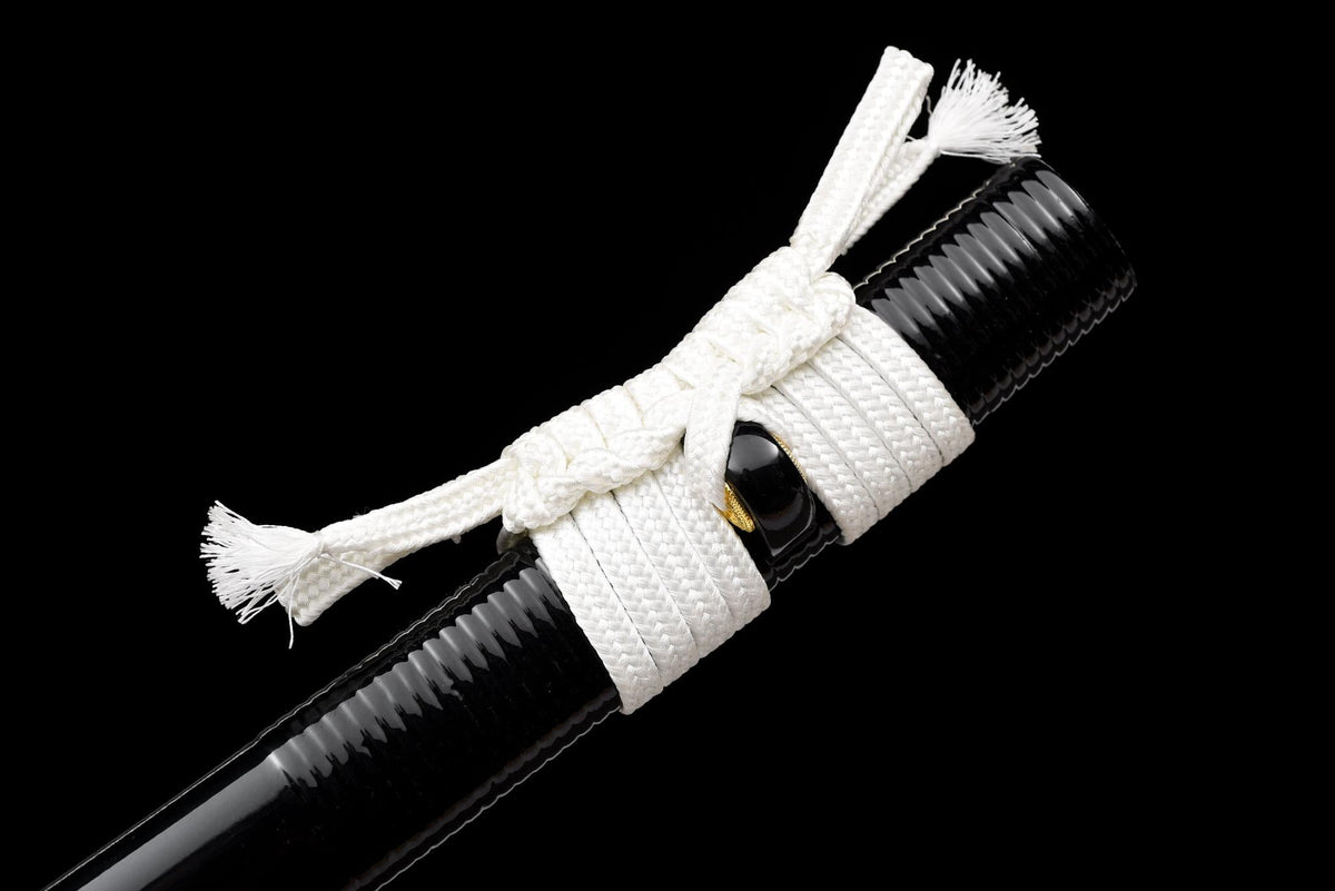 Shirasagi 白鷺の刀 Katana, Folded Damascus Steel – view 13