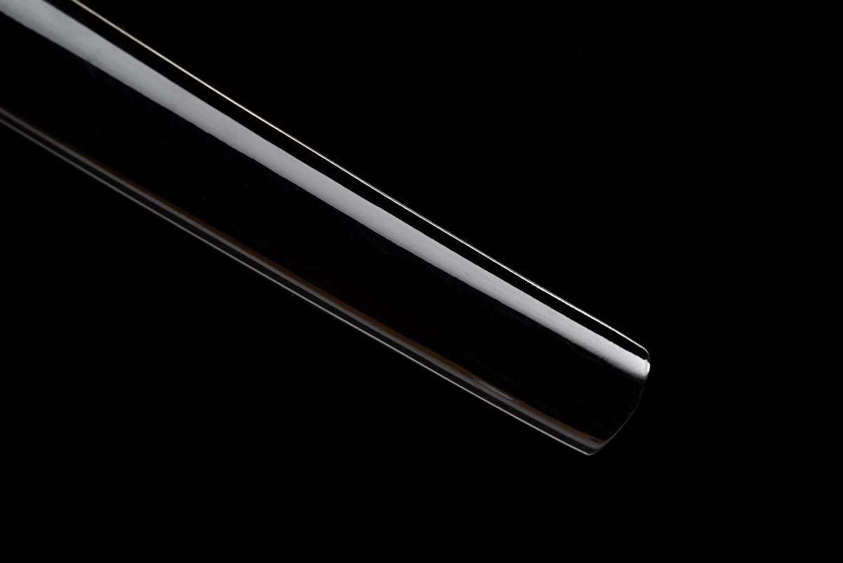 Shirasagi 白鷺の刀 Katana, Folded Damascus Steel – view 14