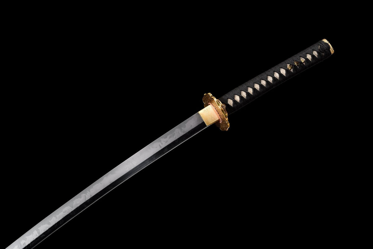 Ryūō 龍皇刀 Katana – T10 Honyaki, Hitatsura Hamon, Dragon Saya – view 8