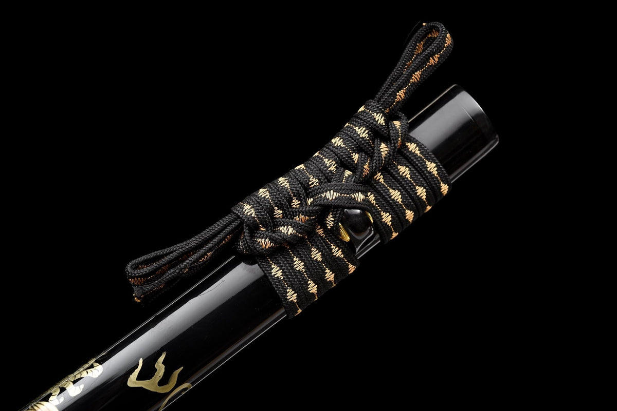 Ryūō 龍皇刀 Katana – T10 Honyaki, Hitatsura Hamon, Dragon Saya – view 13