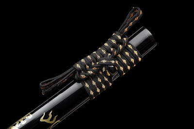 Ryūō 龍皇刀 Katana – T10 Honyaki, Hitatsura Hamon, Dragon Saya – view 13