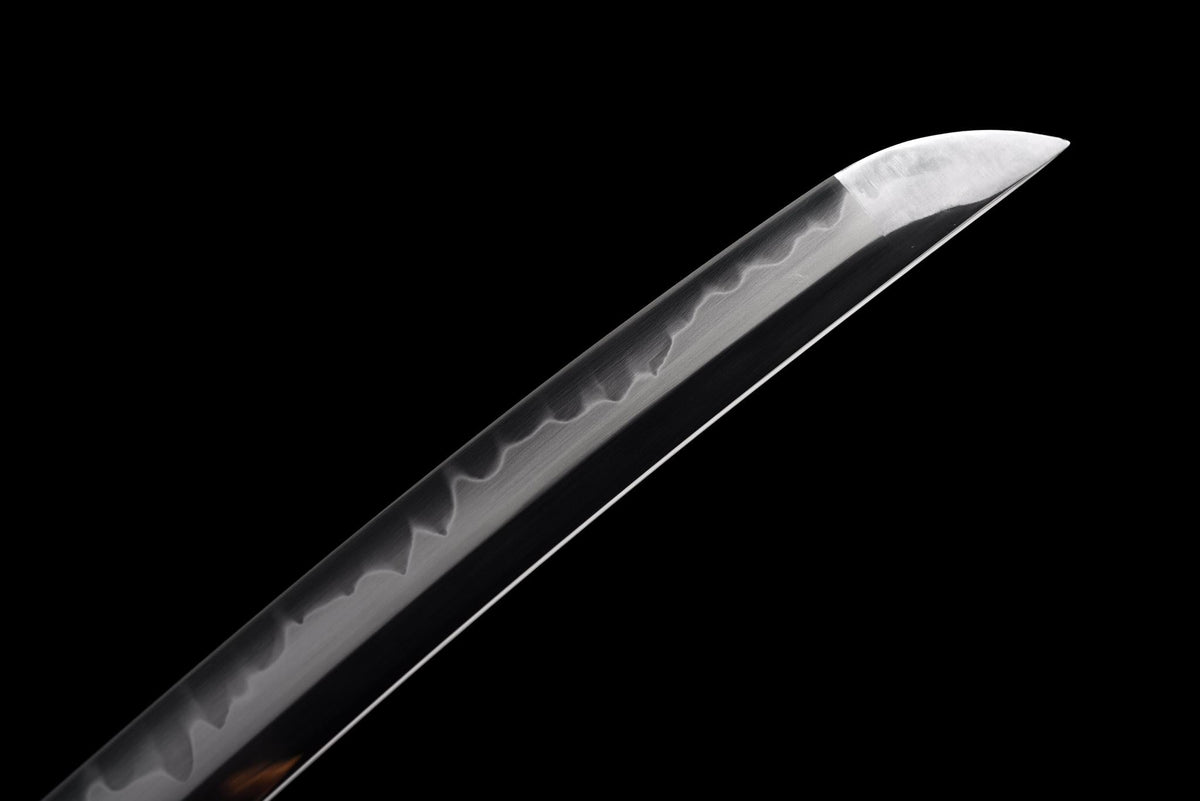 Akatsuki Tachi 暁 – T10 Steel, Red Handle, Black Samegawa Saya – view 5
