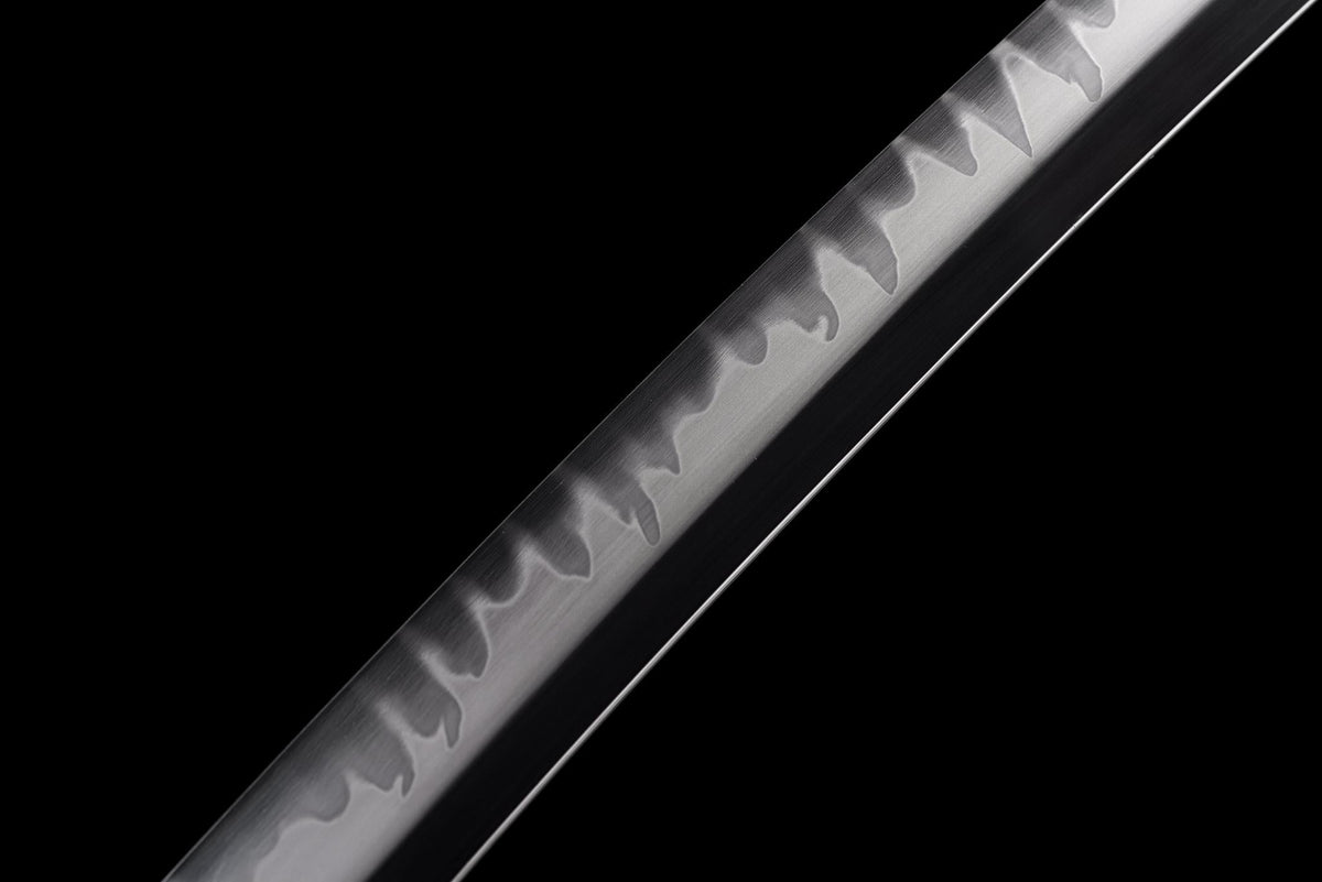 Akatsuki Tachi 暁 – T10 Steel, Red Handle, Black Samegawa Saya – view 6