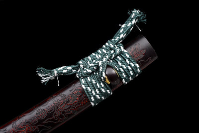 Ryokurin Tanto 緑林 – Hand-Forged T10 Steel, Emerald Grove – view 8
