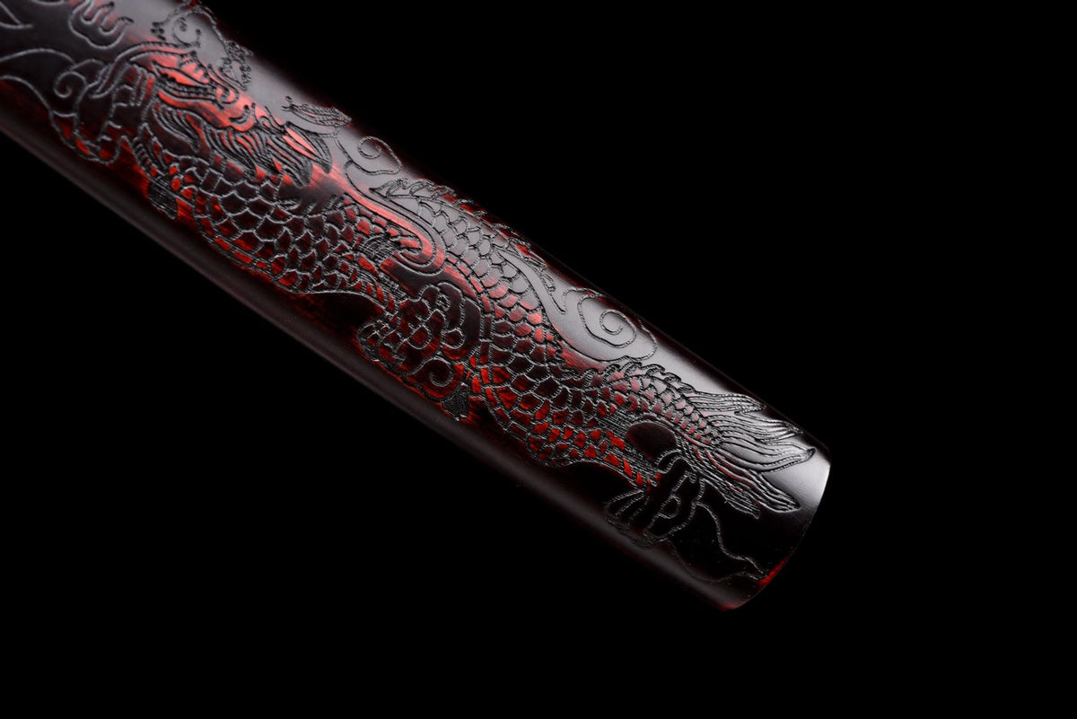 Ryokurin Tanto 緑林 – Hand-Forged T10 Steel, Emerald Grove – view 7