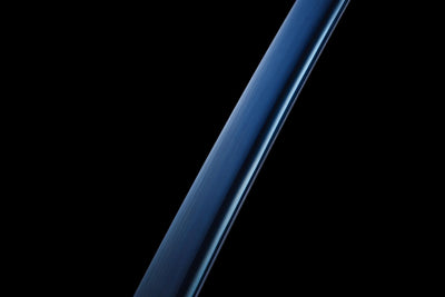 Kinmon 金紋 Katana – 1060 Steel, Blue Finish, Gold Saya – view 15