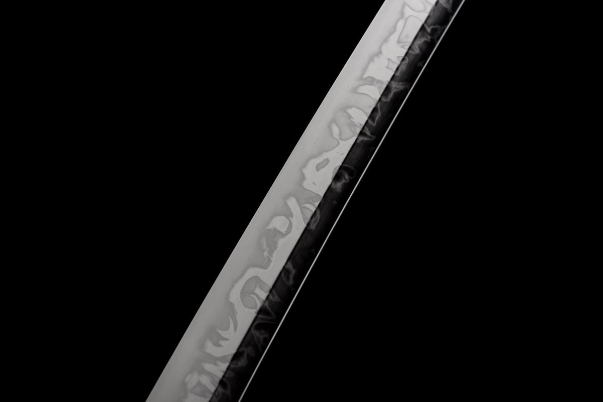 Kogane Ryu 黄金龍 Katana — T10 Steel, Golden Dragon Saya – view 6