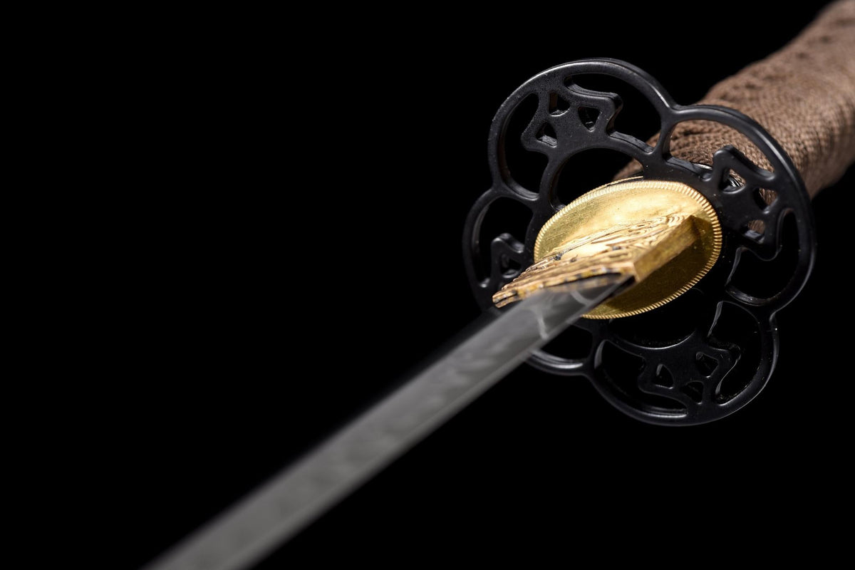 Kurogane Tantō 黒金短刀 – Black & Gold, T10 Steel – view 5