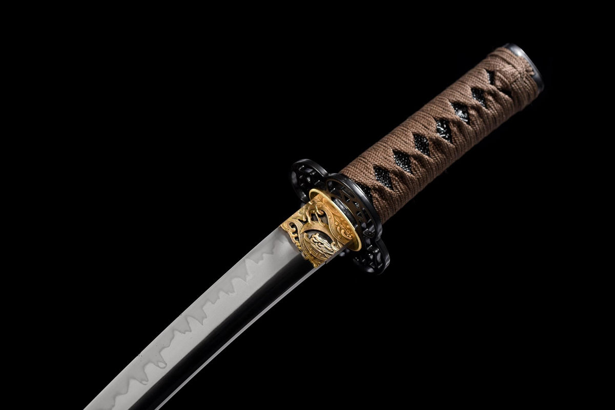 Kurogane Tantō 黒金短刀 – Black & Gold, T10 Steel – view 6