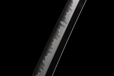 Kokuryū Wakizashi 黒竜 – T10 Steel with Hamon – view 4