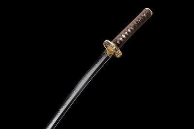 Kokuryū Wakizashi 黒竜 – T10 Steel with Hamon – view 7