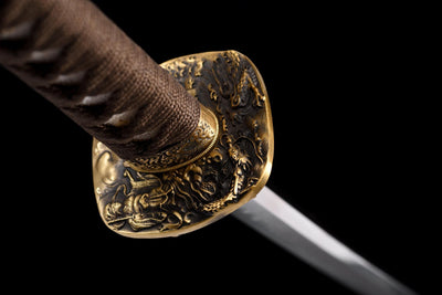 Kokuryū Wakizashi 黒竜 – T10 Steel with Hamon – view 15