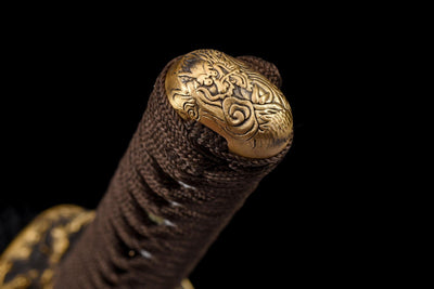 Kokuryū Wakizashi 黒竜 – T10 Steel with Hamon – view 2