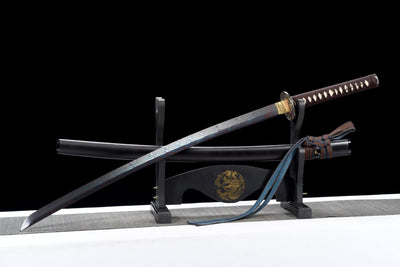 Muromachi 室町 Katana, Damascus Steel – view 4