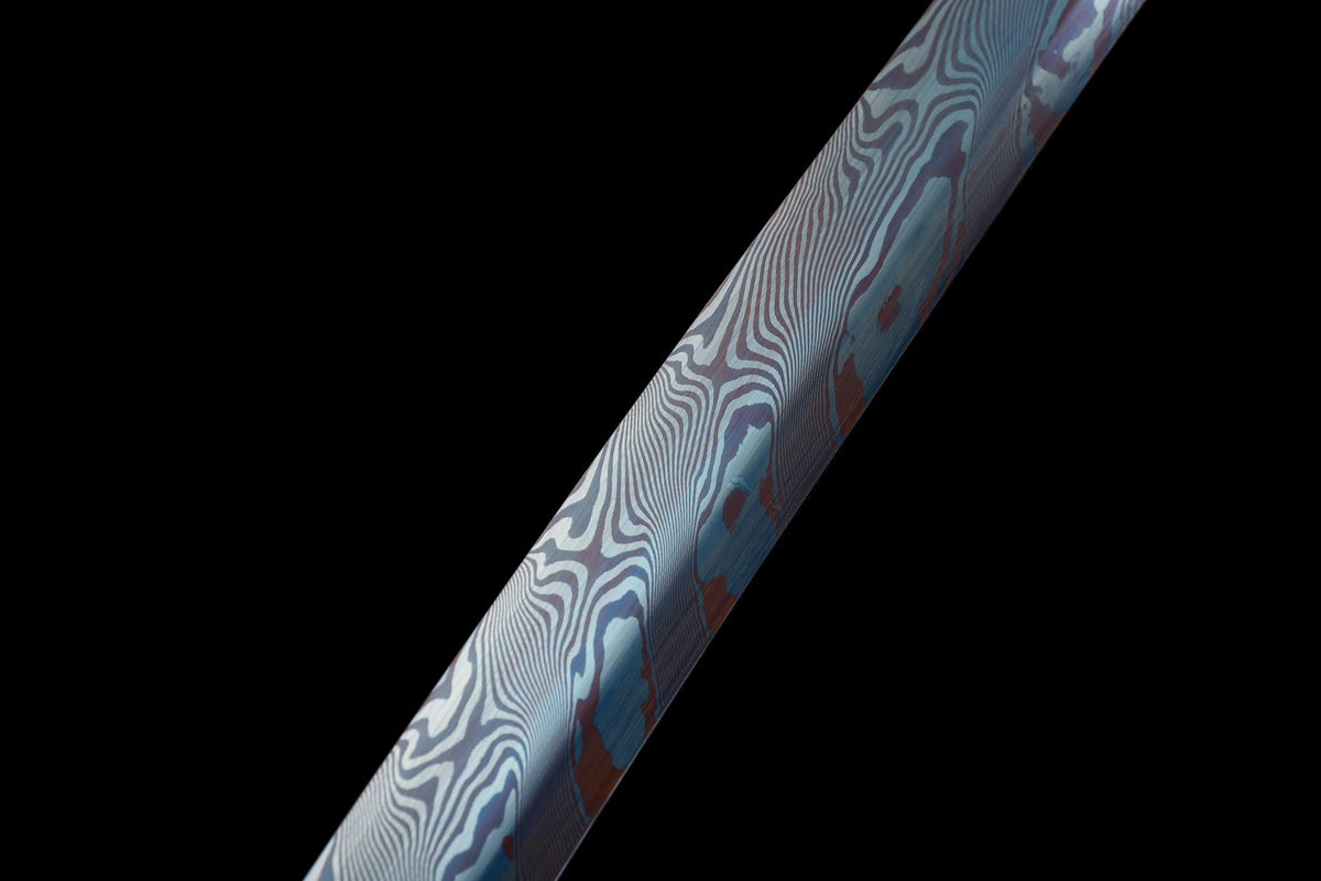 Muromachi 室町 Katana, Damascus Steel – view 5