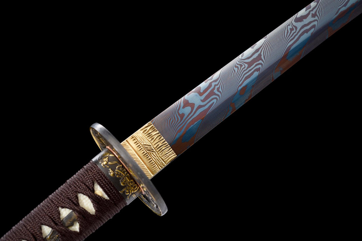 Muromachi 室町 Katana, Damascus Steel – view 7