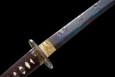 Muromachi 室町 Katana, Damascus Steel – view 7