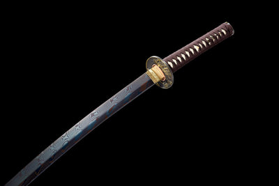 Muromachi 室町 Katana, Damascus Steel – view 12