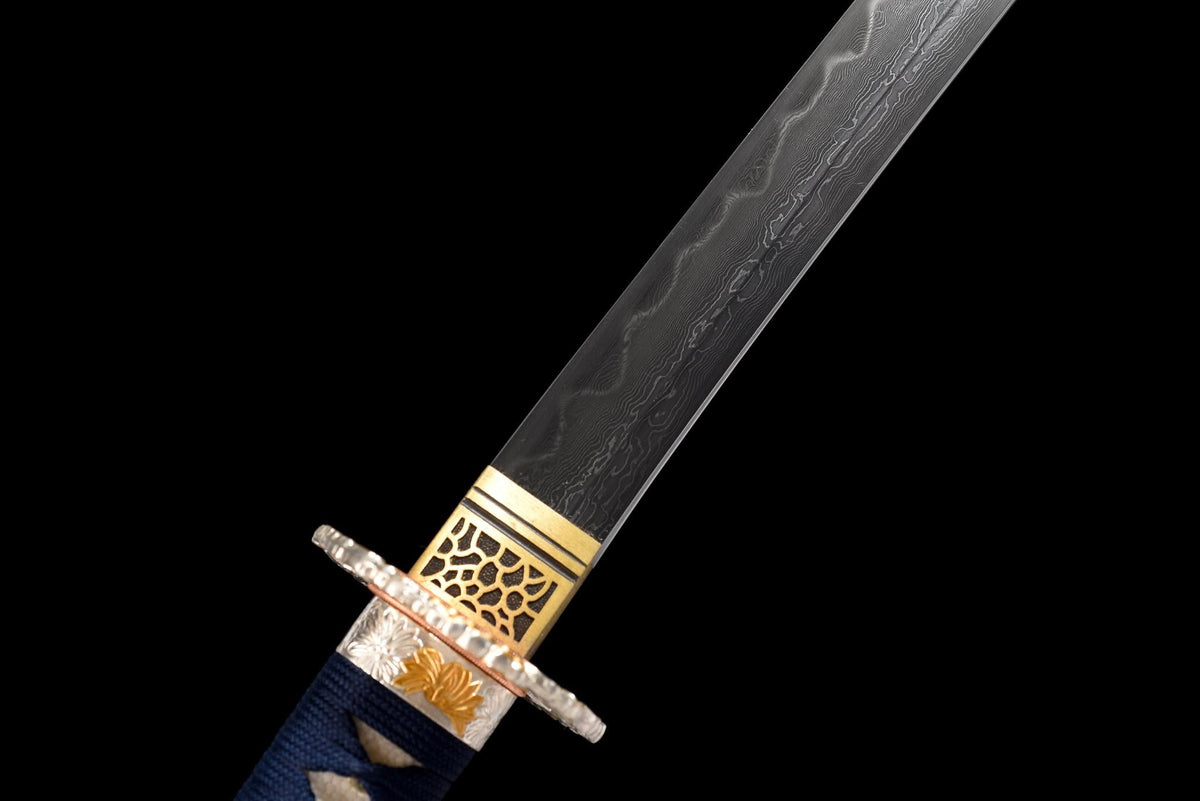 Ame Hana 雨花 Katana, Damascus Steel with Hamon – view 15