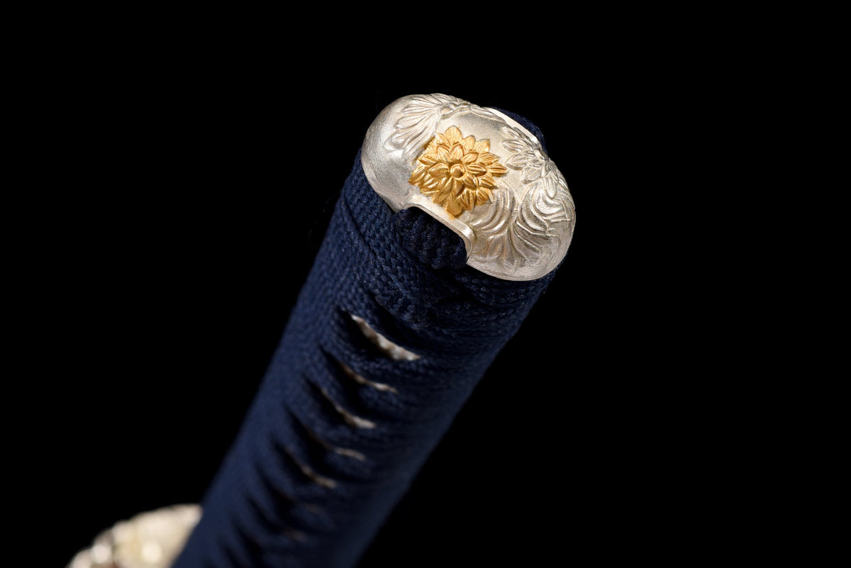Ame Hana 雨花 Katana, Damascus Steel with Hamon – view 5