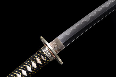 Kakuran 鶴嵐 Katana — San-Mai Steel, Crane Storm – view 7