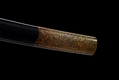 Kiku Hana 菊花 Katana – Damascus Steel, Floral Saya – view 12