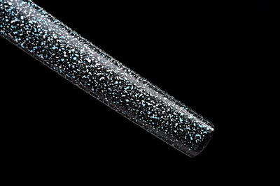 Suirantō 翠嵐刀 Katana — Damascus Steel, Jade Green Ito – view 11