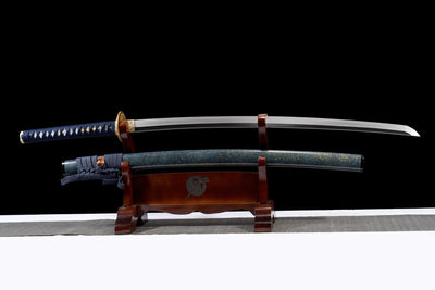 Seiryū Katana 青龍, T10 Steel, Blue Saya – view 9