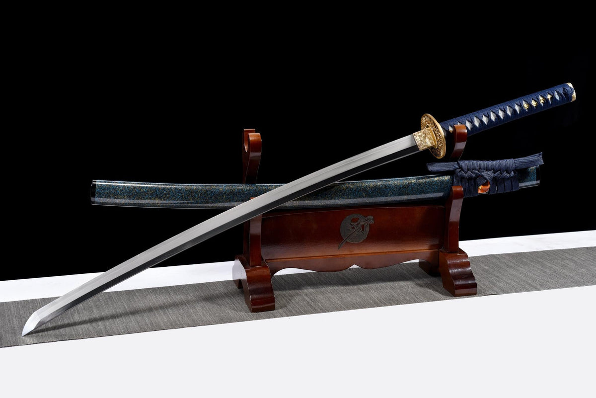 Seiryū Katana 青龍, T10 Steel, Blue Saya – view 10