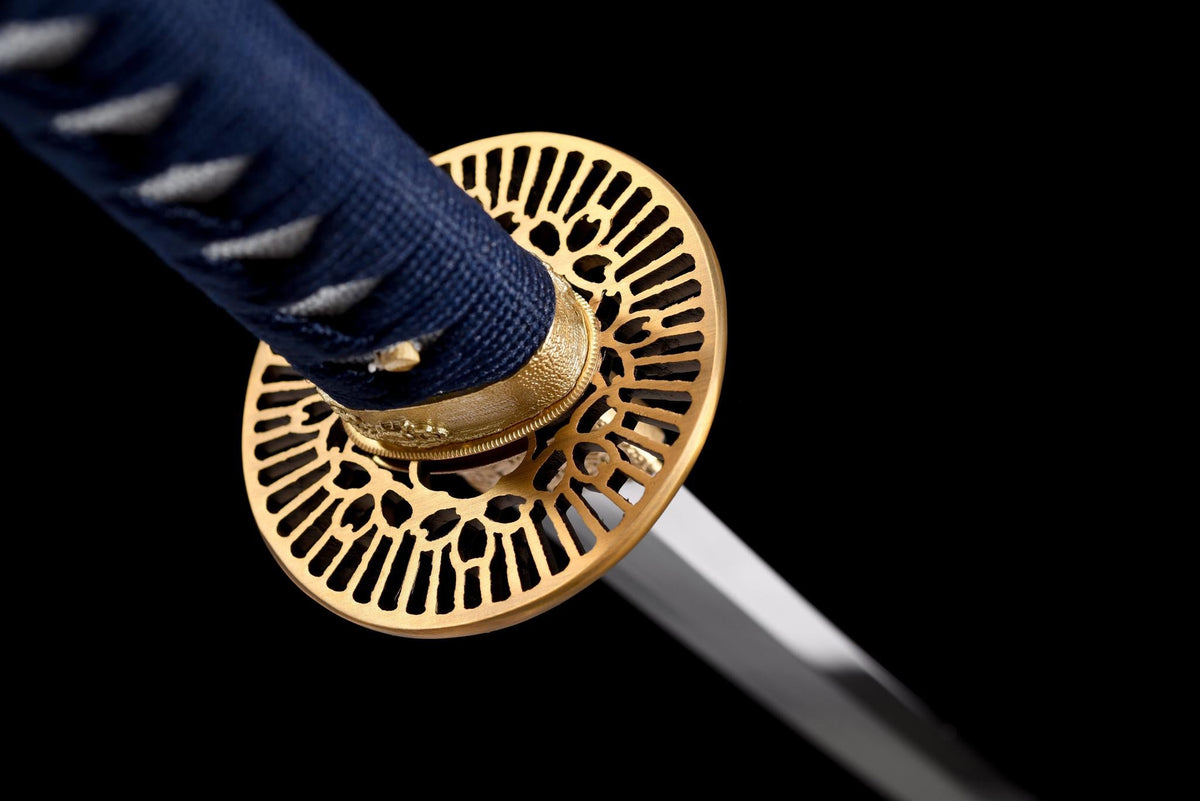 Seiryū Katana 青龍, T10 Steel, Blue Saya – view 15