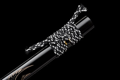 Kokuhoto 黒凰刀 Katana – Black Phoenix, T10 Steel – view 13