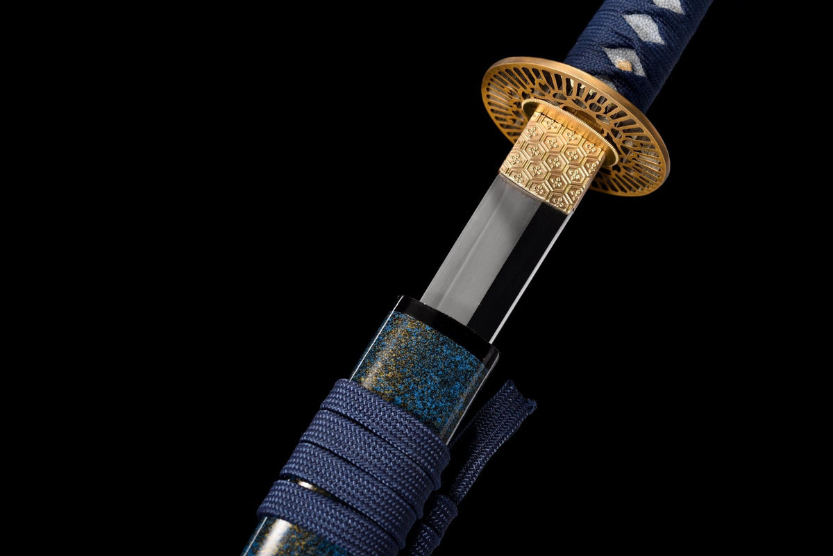 Seiryū Katana 青龍, T10 Steel, Blue Saya – view 8