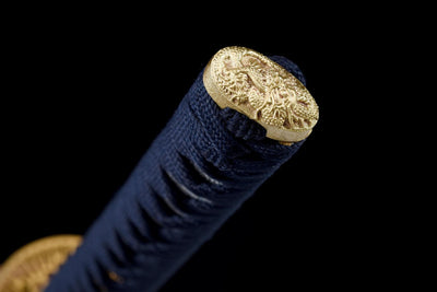 Seiryū Katana 青龍, T10 Steel, Blue Saya – view 13