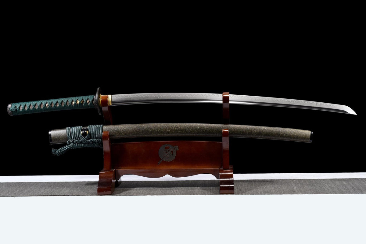 Akebono 曙 Katana — T10 Steel, Polished Blade with Hamon – view 9