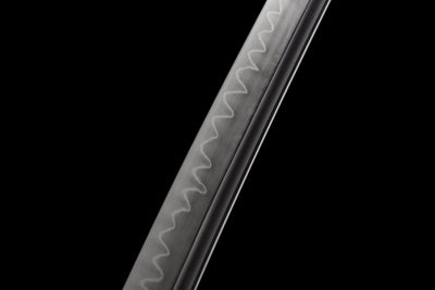 Akebono 曙 Katana — T10 Steel, Polished Blade with Hamon – view 3
