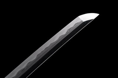 Hebi no Hi Katana 蛇の火 – Tamahagane, Serpent Tsuba – view 5