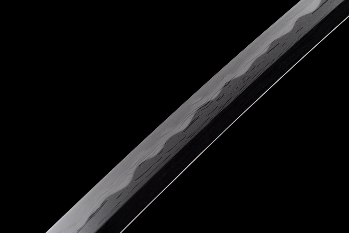 Hebi no Hi Katana 蛇の火 – Tamahagane, Serpent Tsuba – view 6