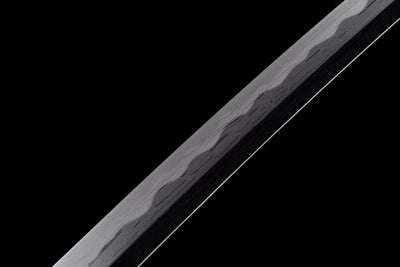 Hebi no Hi Katana 蛇の火 – Tamahagane, Serpent Tsuba – view 6