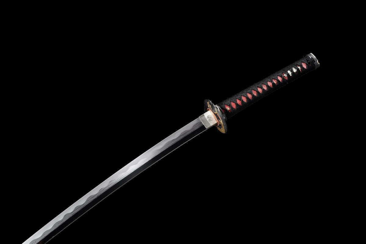 Hebi no Hi Katana 蛇の火 – Tamahagane, Serpent Tsuba – view 8