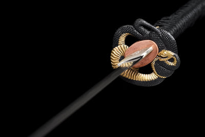 Hebi no Hi Katana 蛇の火 – Tamahagane, Serpent Tsuba – view 9