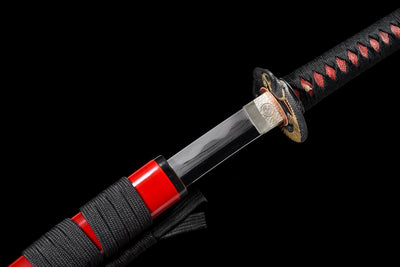 Hebi no Hi Katana 蛇の火 – Tamahagane, Serpent Tsuba – view 10