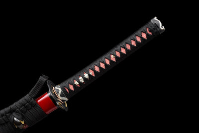 Hebi no Hi Katana 蛇の火 – Tamahagane, Serpent Tsuba – view 15